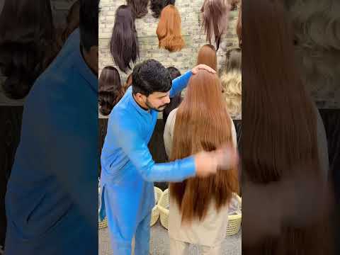 Ladies 40 inch Long wig order ky liya whatapp py contact kary 0331,53,70,355 #hairextentions#