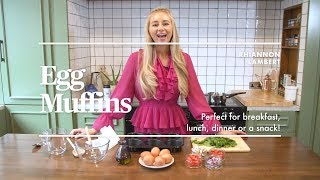 EGG MUFFINS | Recipe | Nutritionist Rhiannon Lambert