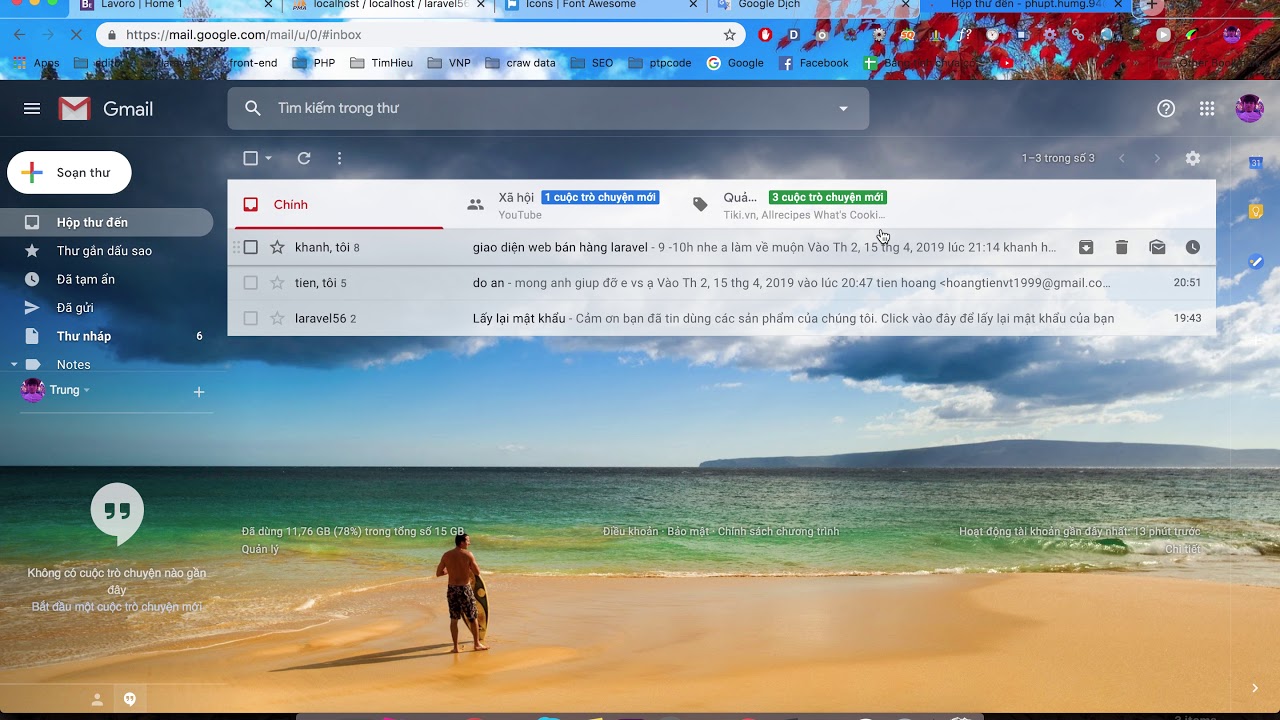 Bài 70 - Kích hoạt tài khoản của Email - Xây dựng website bán hàng laravel