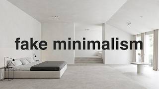 How the 1% stole minimalism (then threw it away)