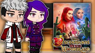 Descendants React To Descendants 5 Wicked Wonderland | Gacha React