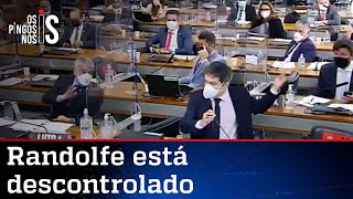 Randolfe ‘dá chilique’ e ataca senador Heinze na CPI
