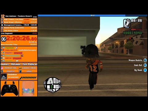 GTA San Andreas Tweleve Chaos | Celebrating Orange 12 - Hugo_One Twitch Stream - 12/13/2021