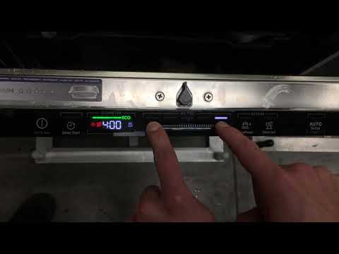 Dishwasher - How to deactivate Automatic Door Opener - Electrolux, AEG, Zanussi