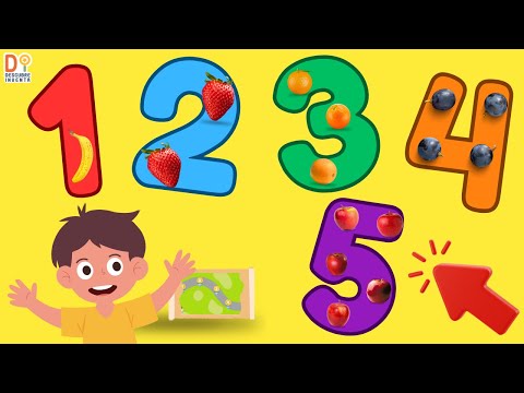 Los números del 1 al 5  |  Aprende a escribir y a contar los números En Español | Videos Educativos