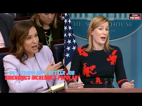 Q: 54% to 36% say Trump did a better job A: Bidenomics Incredibly Popular! Student debt relief