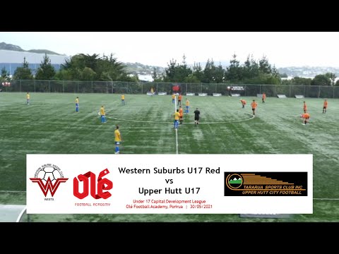 Western Suburbs U17 Red vs Upper Hutt U17 (30-05-2021)