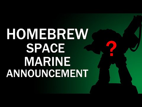 Homebrew Space Marine Competition Winner Announcement!