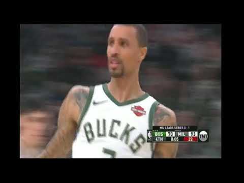 George Hill ally oop on Celtics