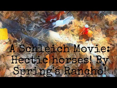 A Schleich movie: Hectic horses! By: Spring’s Rancho!