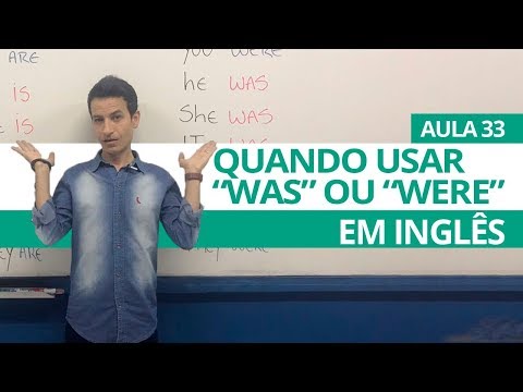WHEN TO USE WAS OR WERE IN ENGLISH - CLASS 33 FOR BEGINNERS - PROFESSOR KENNY