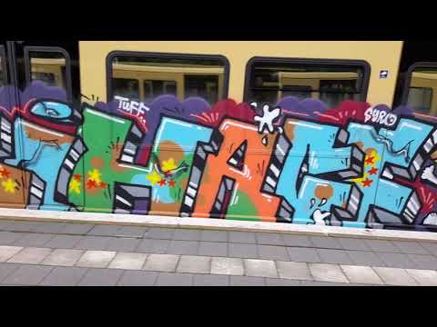 2x BUZZ + SOYA + ILT + SHEBOY + 3x EIHACF EI EIER HACF DOPPELTER GRAFFITI SUBWAY TRAIN S-BAHN BERLIN