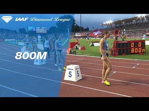 Francine Niyonsaba wins the Women's 800m in 1.56.82 - IAAF Diamond League Lausanne