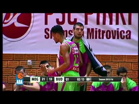 ABA Liga 2015/16, Round 16 match: Mega Leks - Budućnost VOLI (24.12.2015)
