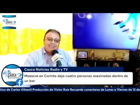 Masacre en Corinto, Cauca deja cuatro personas asesinadas dentro de un bar
