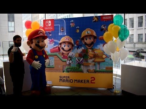 Super Mario Maker 2 Launch Event at Nintendo NY
