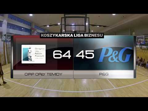 OiRP Orły Temidy vs P&G - XIV kolejka - Warszawa - Koszykarska Liga Biznesu