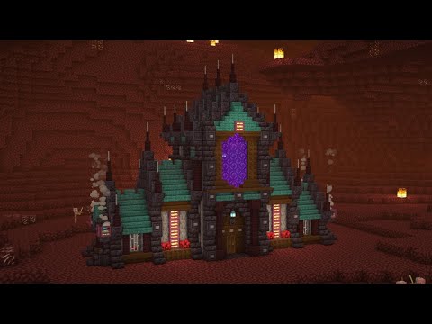 BlueBits - Minecraft Tutorial - How to Build a Nether House