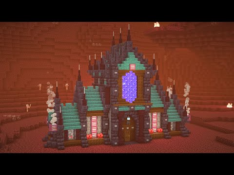 Minecraft Tutorial - How to Build a Nether House #26