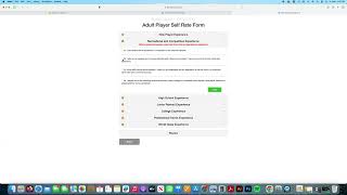 USTA League Tennis Link Self Rate Become a Player 3.5