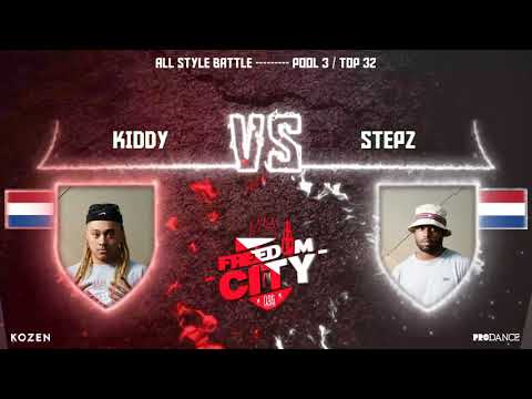 Freedom City 3 || 1vs1 All-Style || Kiddy vs Stepz || Top 32