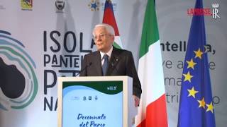Mattarella a Pantelleria: «L'isola è un patrimonio che va valorizzato per il futuro»