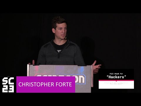 SAINTCON 2023 - Christopher Forte - Full Stack for "Hackers"