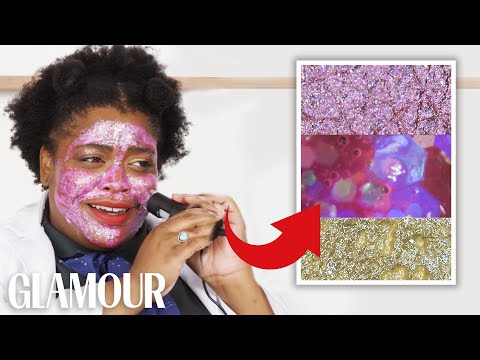 What Every Glitter Product Looks Like Under a Microscope (21 Products) | Glamour