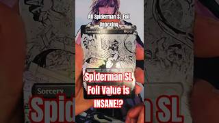 Opening All Spiderman Secret Lairs Foil! How Much Value Can We Get? #mtg