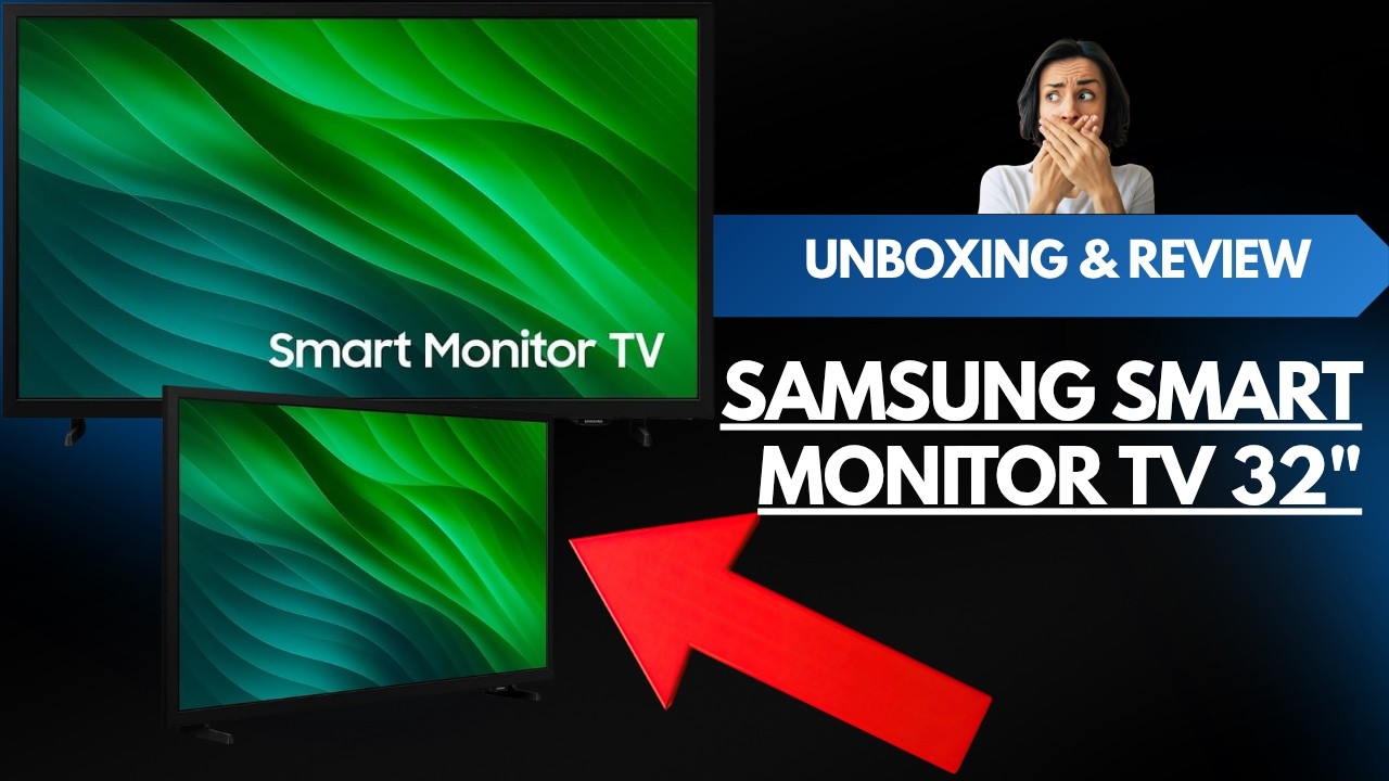 Miniatura da avaliação em vídeo de Smart Monitor Samsung M8 32" UHD 2025
