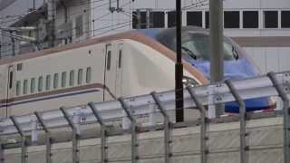 preview picture of video 'HOKURIKU SHINKANSEN W7 First driving test 北陸新幹線 W7系 初走行試験 Vol.2'
