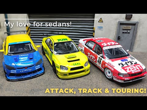 I love 4-door racing cars! Here's three I already built!