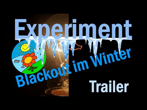 Experiment Blackout Dez22 - Trailer - 6 Tage Off-Grid und kochen aus dem Notvorrat