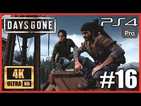 DAYS GONE PS4 PRO 100% Walkthrough Part 16 UHD 4K Gameplay "THEY DON'T LIKE VISITORS" No Commentary