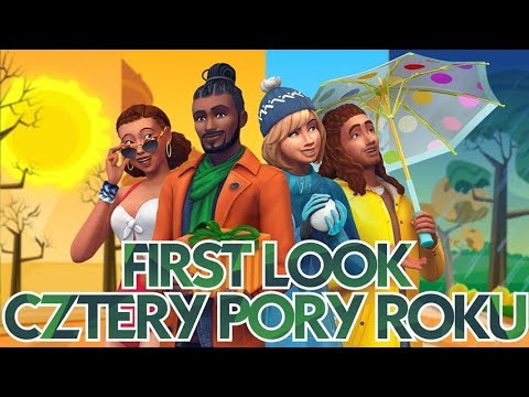 First Look I The Sims 4 CZTERY PORY ROKU - Cas + Tryb kupowania i budowania