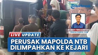 Tersangka Perusakan Gedung Mapolda NTB Diserahkan ke Jaksa, 4 Orang Mahasiswa & 2 Warga Sipil
