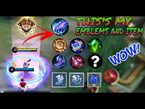 GUSION FREESTYLE THE EMBLEMS AND ITEMS WOW 😱😱
