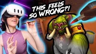 I Painted a Miniature ENTIRELY in VR ... And it felt Weird?!