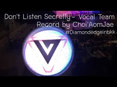 170805 Don't Listen Secretly - SEVENTEEN(VOCAL TAEM) Diamondedgeinbkk