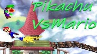 Super Smash Bros. - Pikachu Fighting - Gameplay