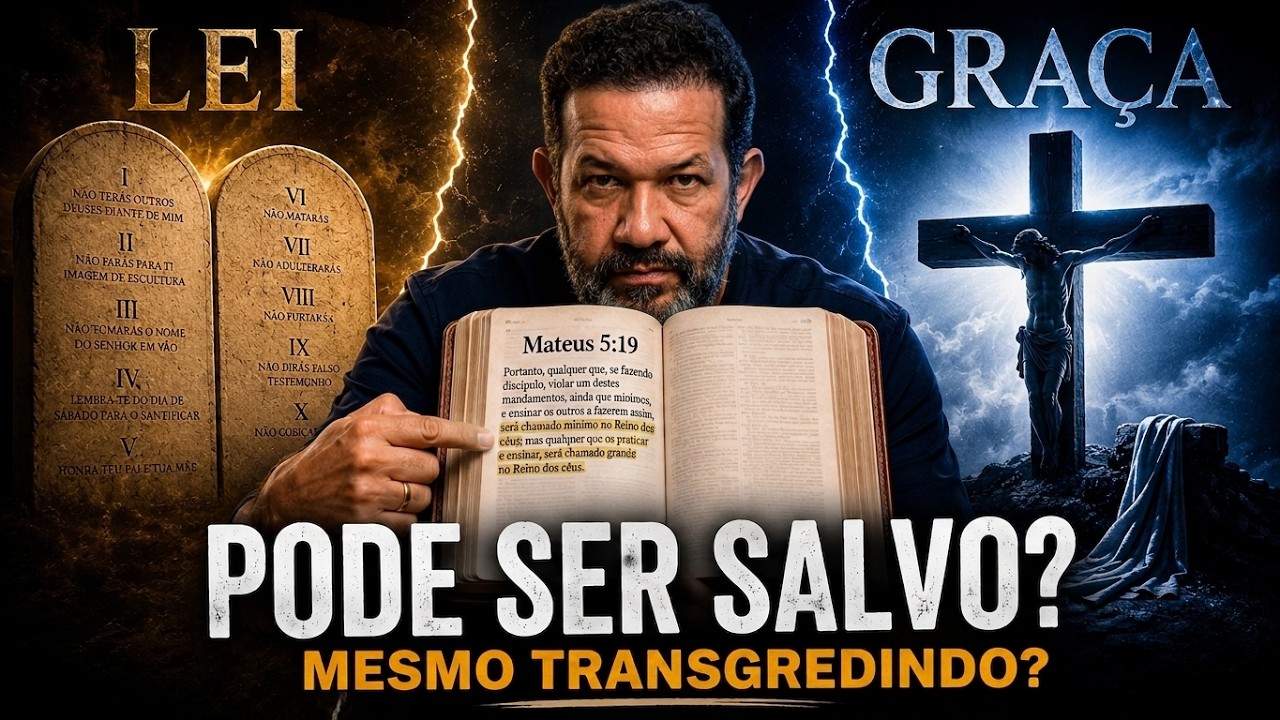 É possível ser salvo mesmo transgredindo mandamentos? Pastor Sezar explica