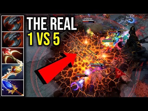 THE REAL 1 VS 5..!! 2x Satanic Gryrocopter 42 kills by Goodwin 7.21d | Dota 2