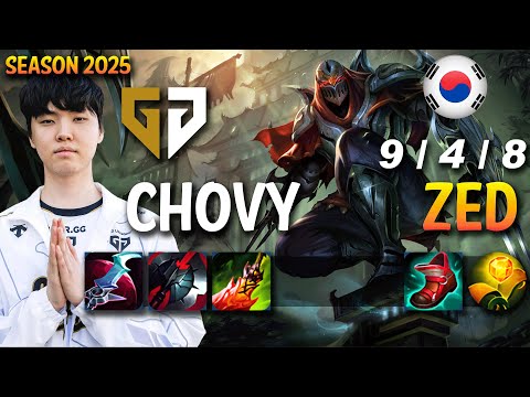 GEN Chovy ZED vs VIKTOR Mid - Patch 15.3 KR Ranked | lolrec