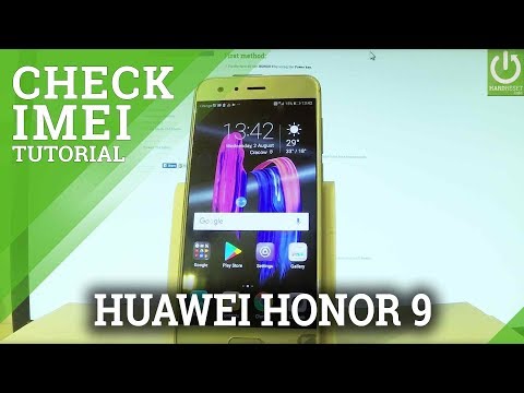 How to Check IMEI in HONOR 9 - Read IMEI Info