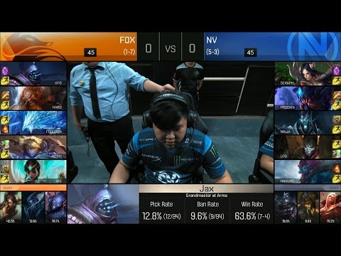 FOX vs NV Game 1 Highlights - ECHO FOX vs TEAM ENVY NA LCS Week 5 Summer 2016