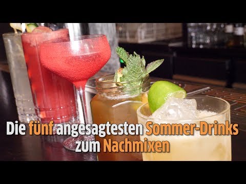 Die fünf angesagtesten Sommer-Cocktails zum Selbermixen
