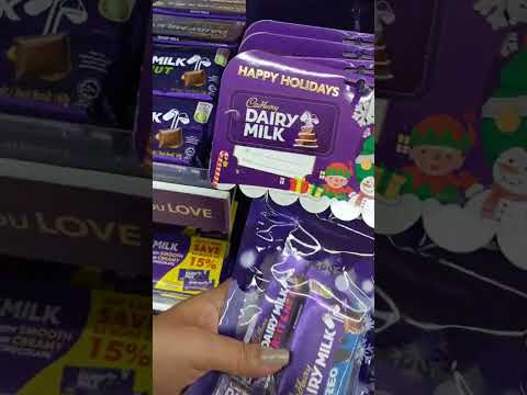 CADBURY CHOCOLATES | CHRISTMAS PACKAGE #shorts #christmas #chocolate #cadbury