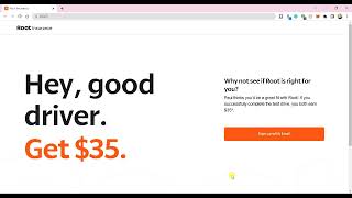 Make $35 For Simply Driving Well For a Day or Two - Root Car Insurance - NEED a Referral to Get!