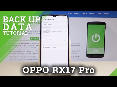 OPPO RX17 Pro How to Back Up Data