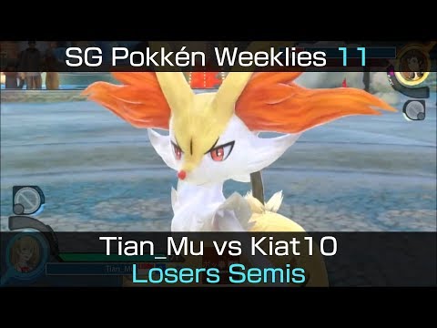 SGPW v. 11 - Pokkén DX Losers Semis: Tian_Mu (Braixen) vs. kiat10 (Charizard)